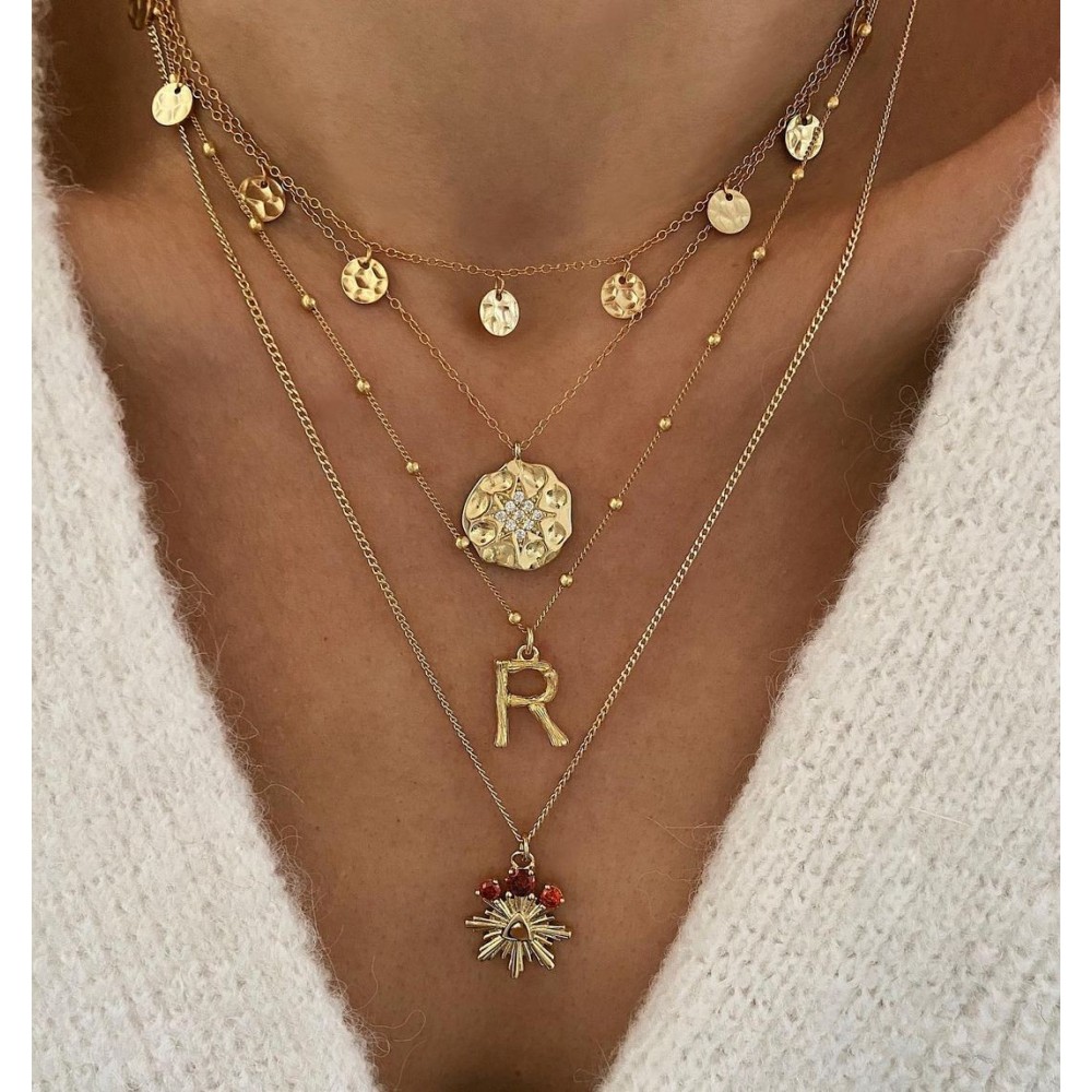 Flavia Gold Necklace