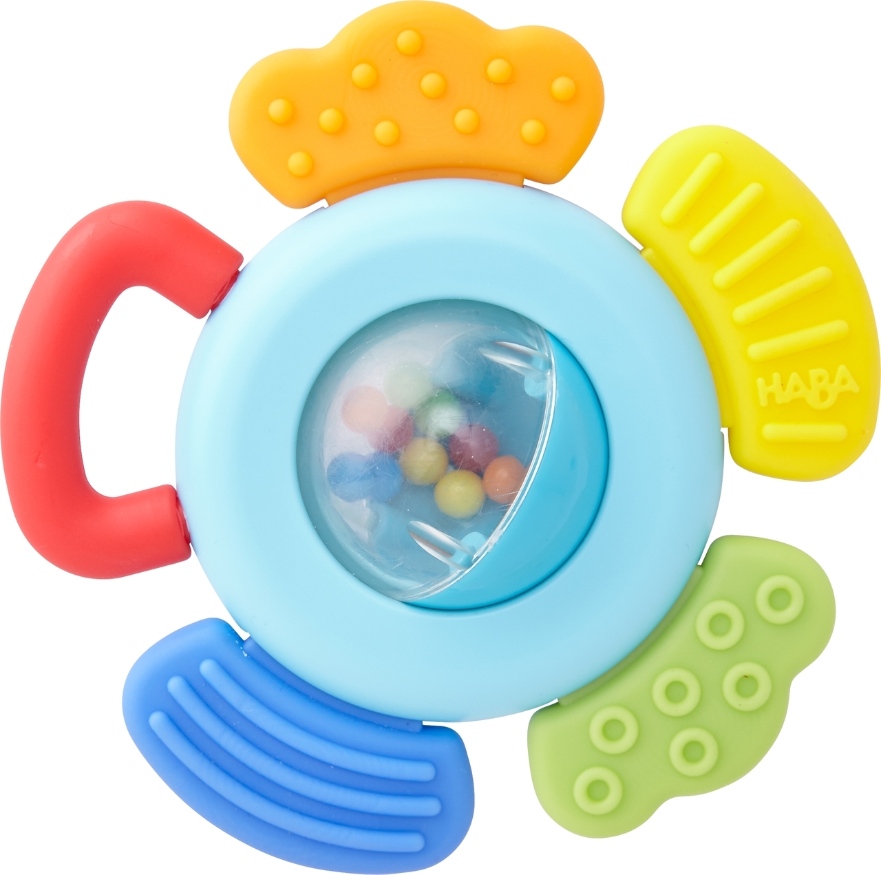 Blossom Plastic Baby Rattle & Teething Toy by HABA Holiday Boutique Gifts That Give Back