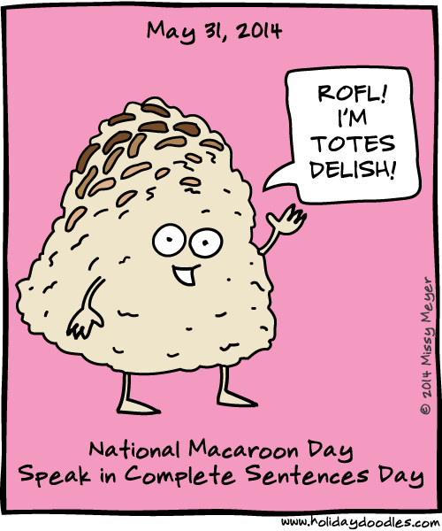 Holiday Doodles » May 31, 2014 National Macaroon Day