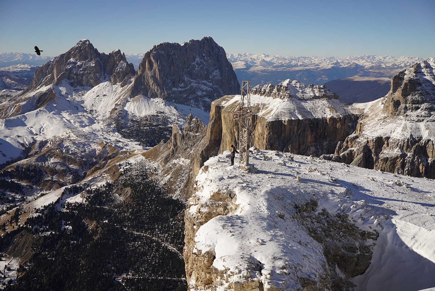 Winter Hiking in the Dolomites. Holiday From Where