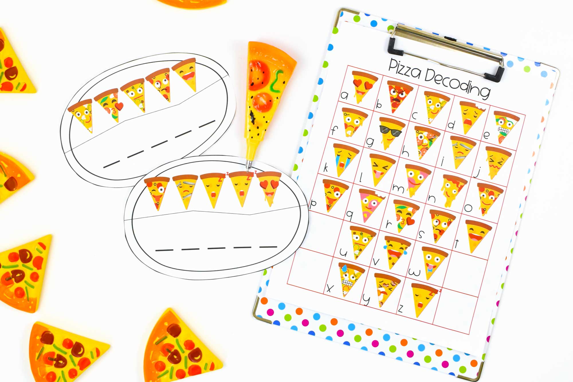 Pizzathemed Printable Bundle Holiday Printables