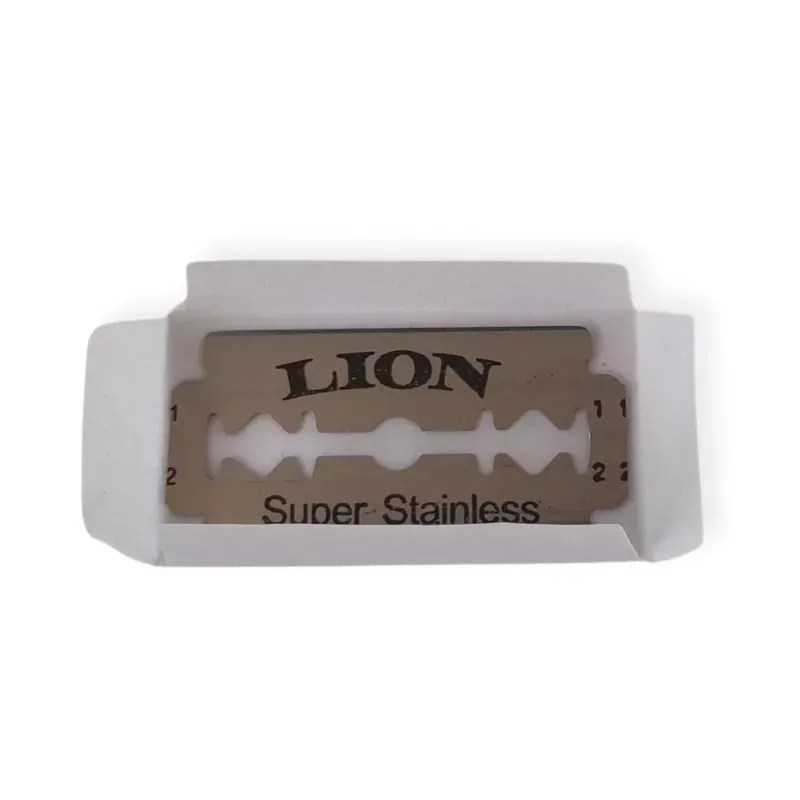 Lion Stainless Steel DoubleEdged Safety Razor Blades Holisteeq