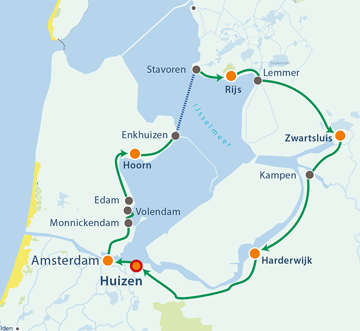 Radwege Holland Karte Alle Radreisen Holland mit Hotel & Gepäcktransport
