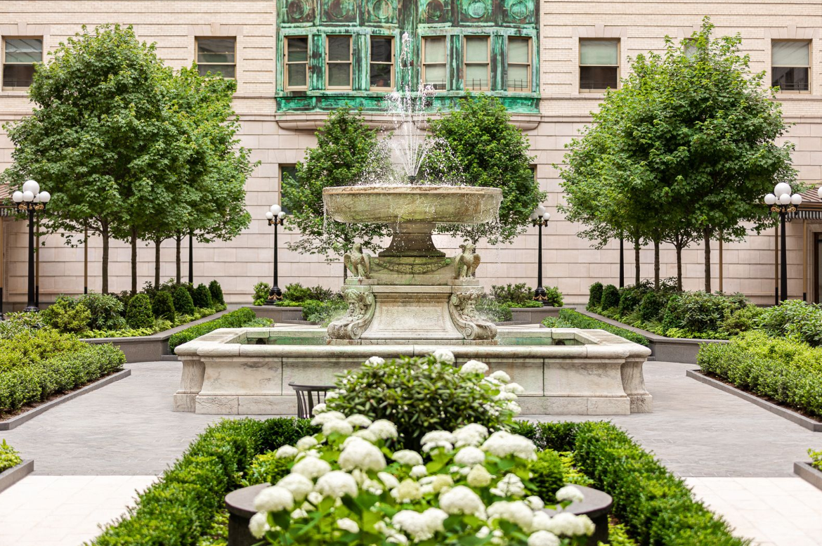 Architectural Digest Features The Belnord Courtyard Hollander Design