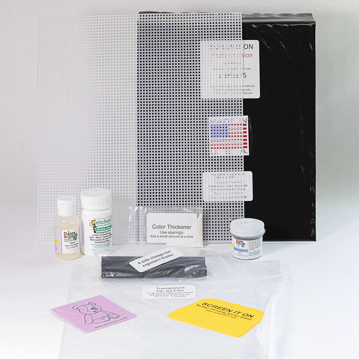 GLASS SILKSCREENING KIT Hollander Fusing & Art Glass