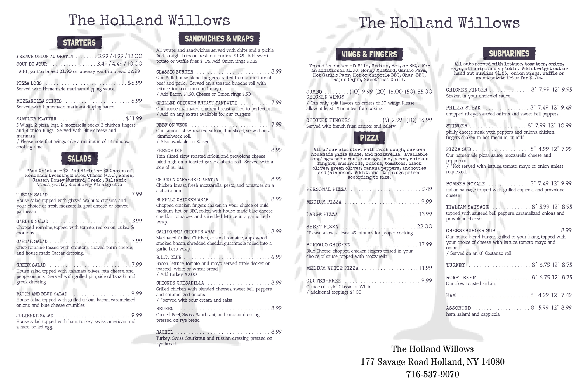 The Restaurant Holland Willows