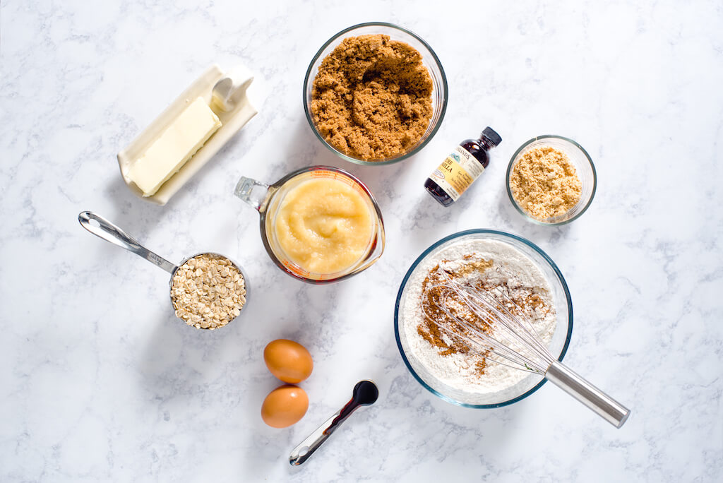 Baked Applesauce Cake Donuts with CinnamonVanilla Glaze Holley Grainger