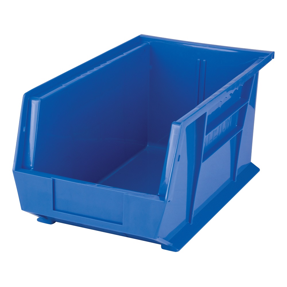 Stack & Hang Plastic Bin 143/4 x 81/4 x 7'', Blue Holliston's Inc.