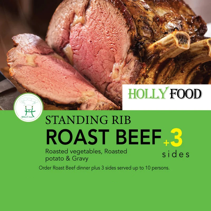 Standing Rib Roast of Beef Holly Food