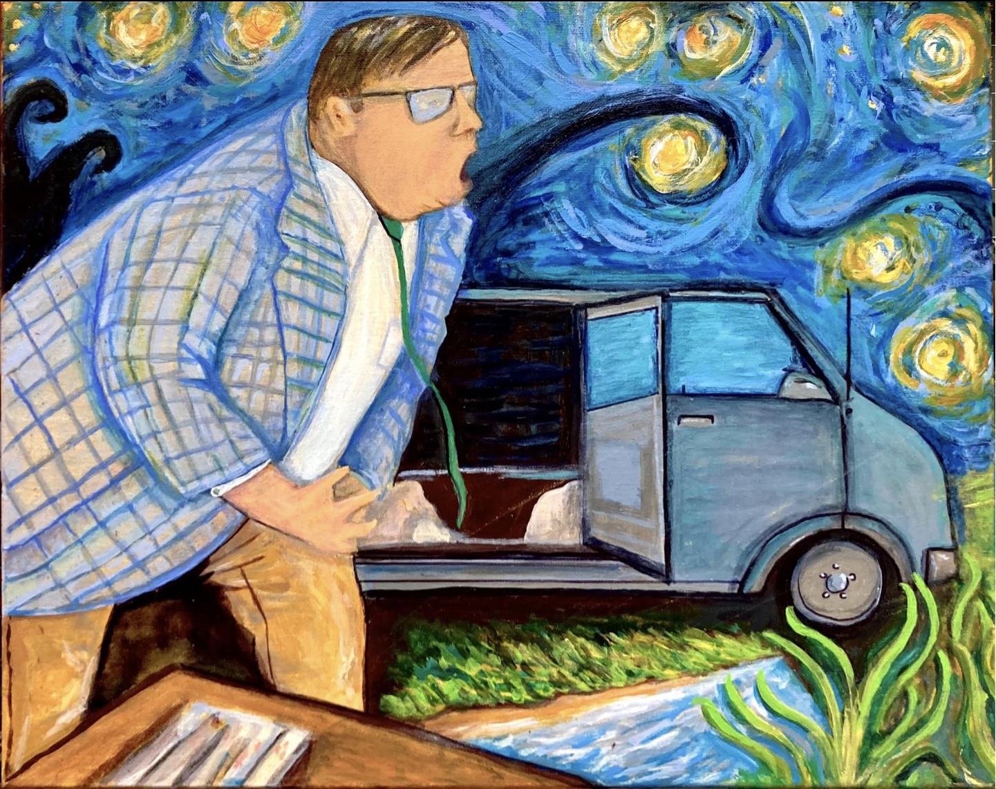 A Van Gogh Down By The River The HollywoodBowles