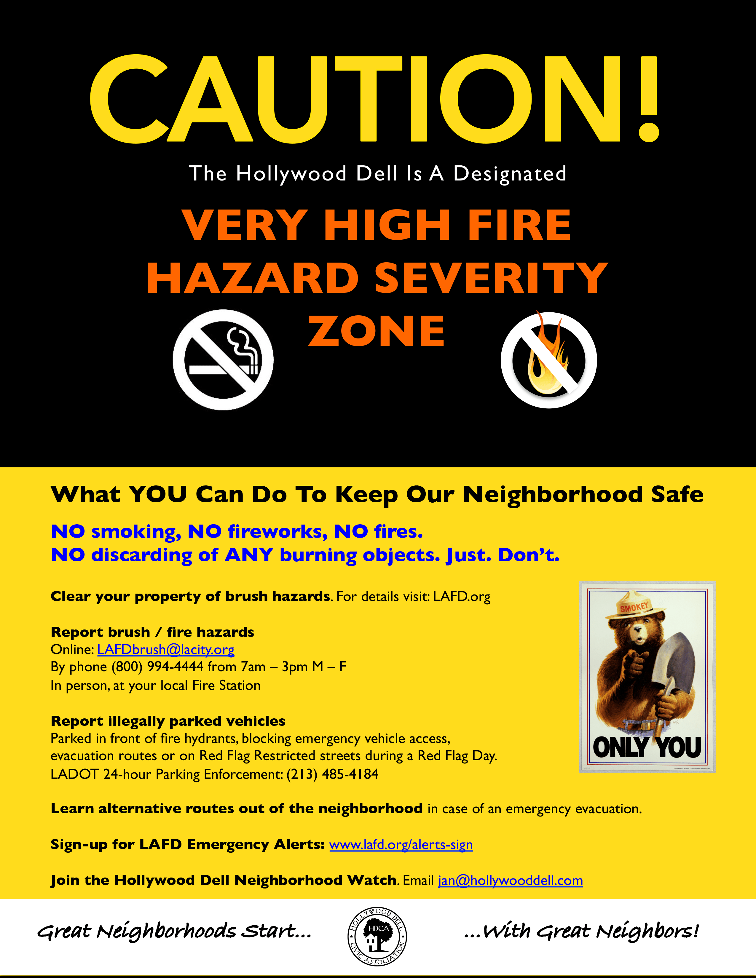 Fire Zone Alert! HollywoodDell