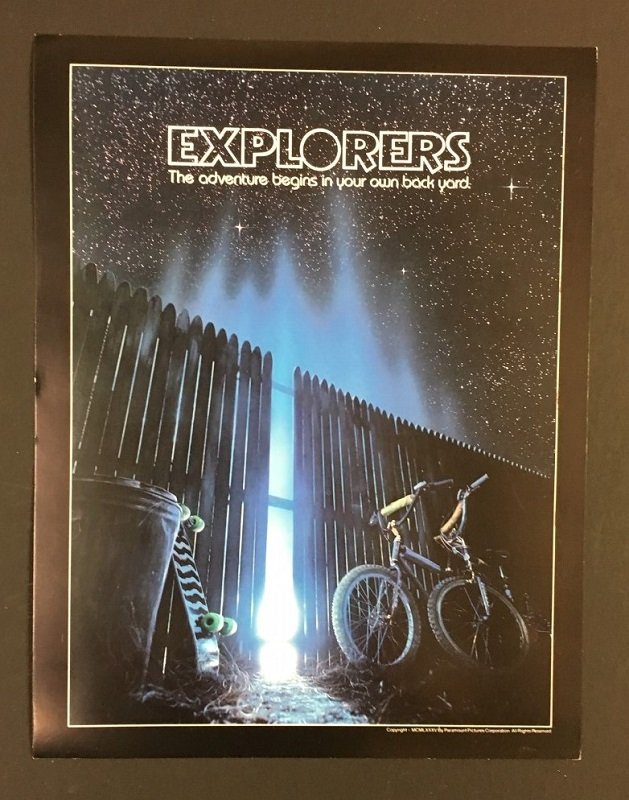 Explorers (1985) – Original Movie Program - Hollywood Movie Posters