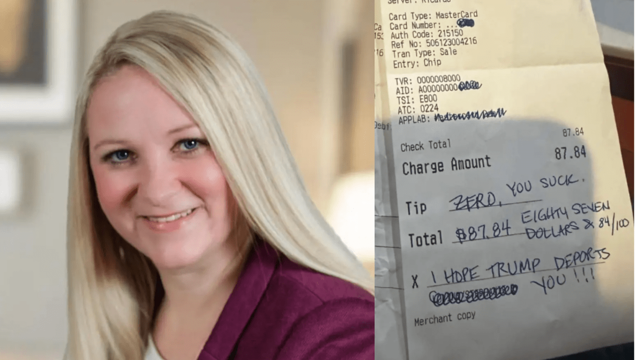 Real Estate Agent Fired After Writing Racist Note on Receipt at Mexican