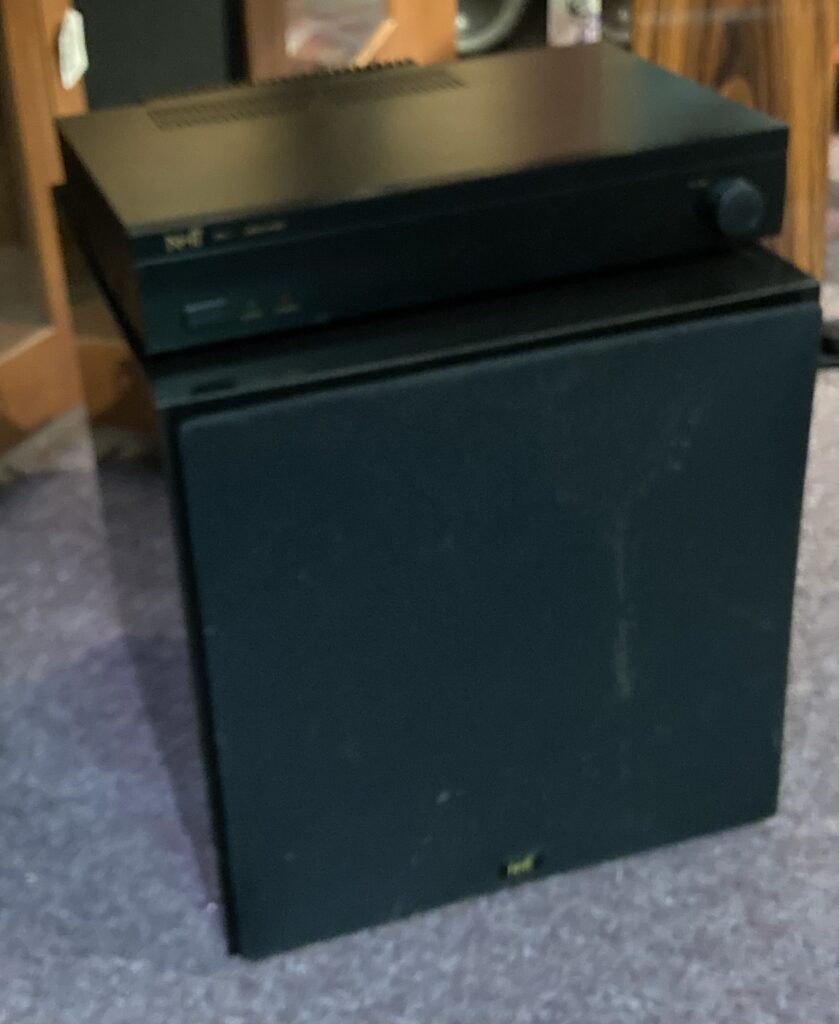NHT SW2P Subwoofer with MA1 amp Holm Audio