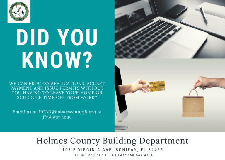 Building/Planning/Zoning Holmes County Board of County Commissioners