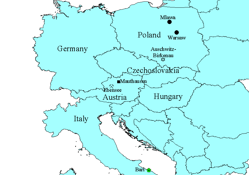 Abraham Mondry June 15, 22, 29 & July 13, 1992 Map Showing