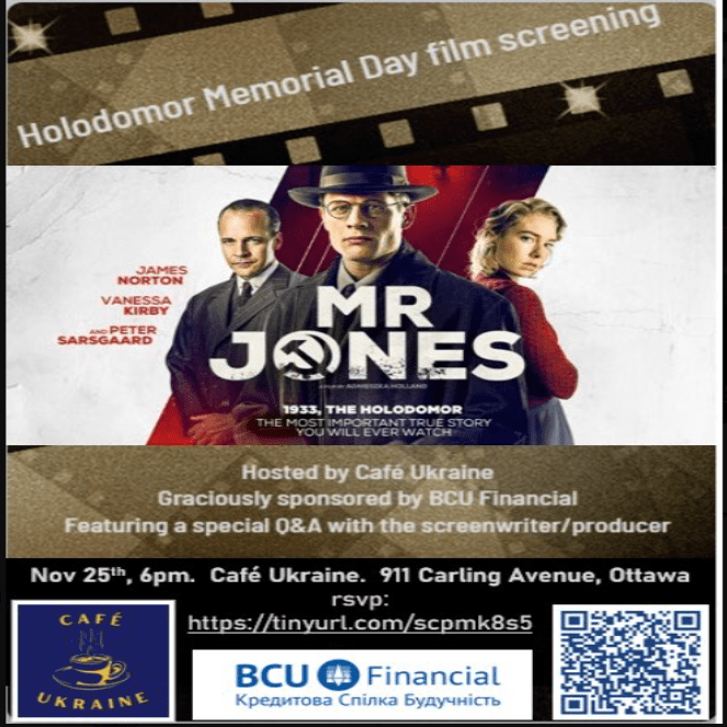 Holodomor Memorial Day Screening of "Mr. Jones" Holodomor90