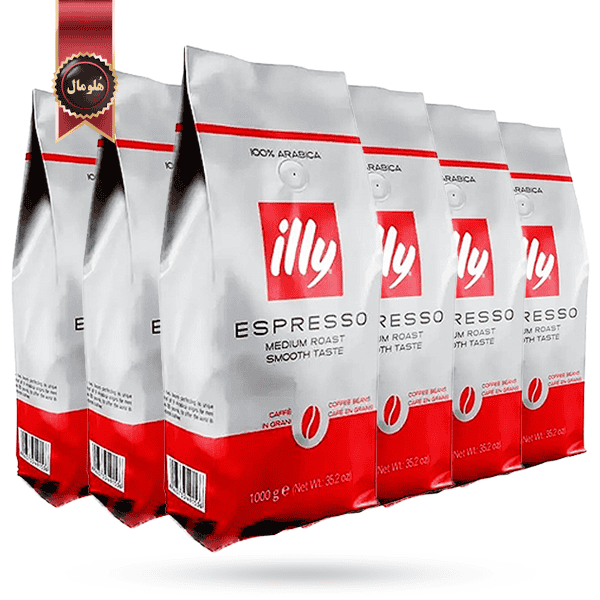 6 عدد قهوه ایلی illy مدل اسپرسو مدیوم رست espresso medium roast یک