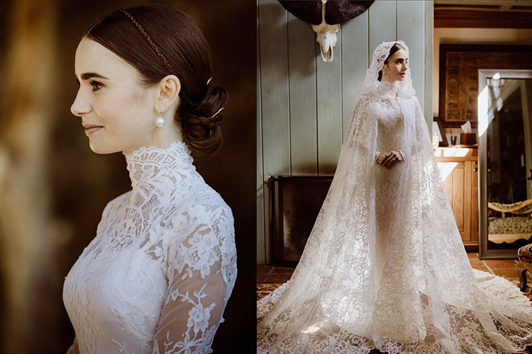 Lily Collins And Charlie McDowell Tie The Knot In Magical Wedding