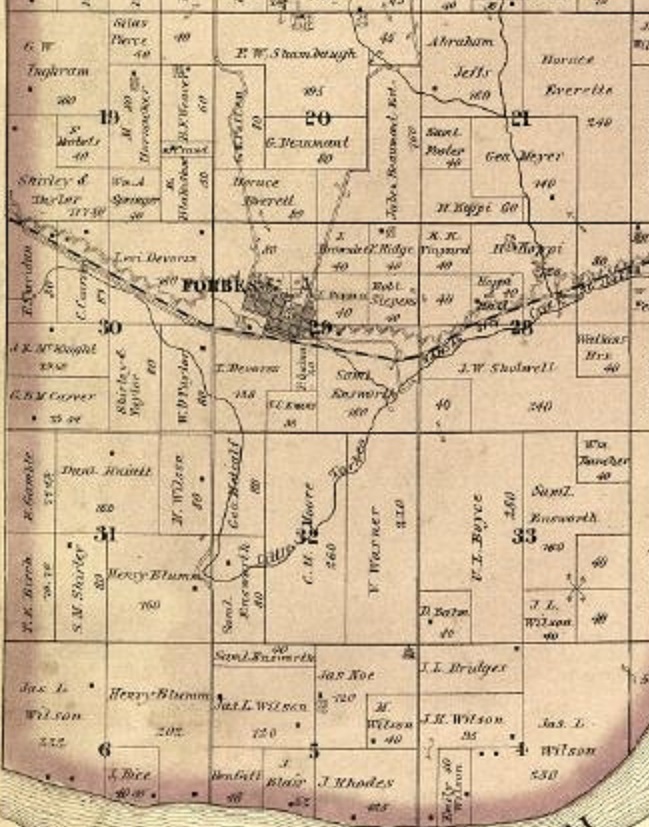 Holt County, Missouri; Historical Atlas Map of Holt County, MO, 1877