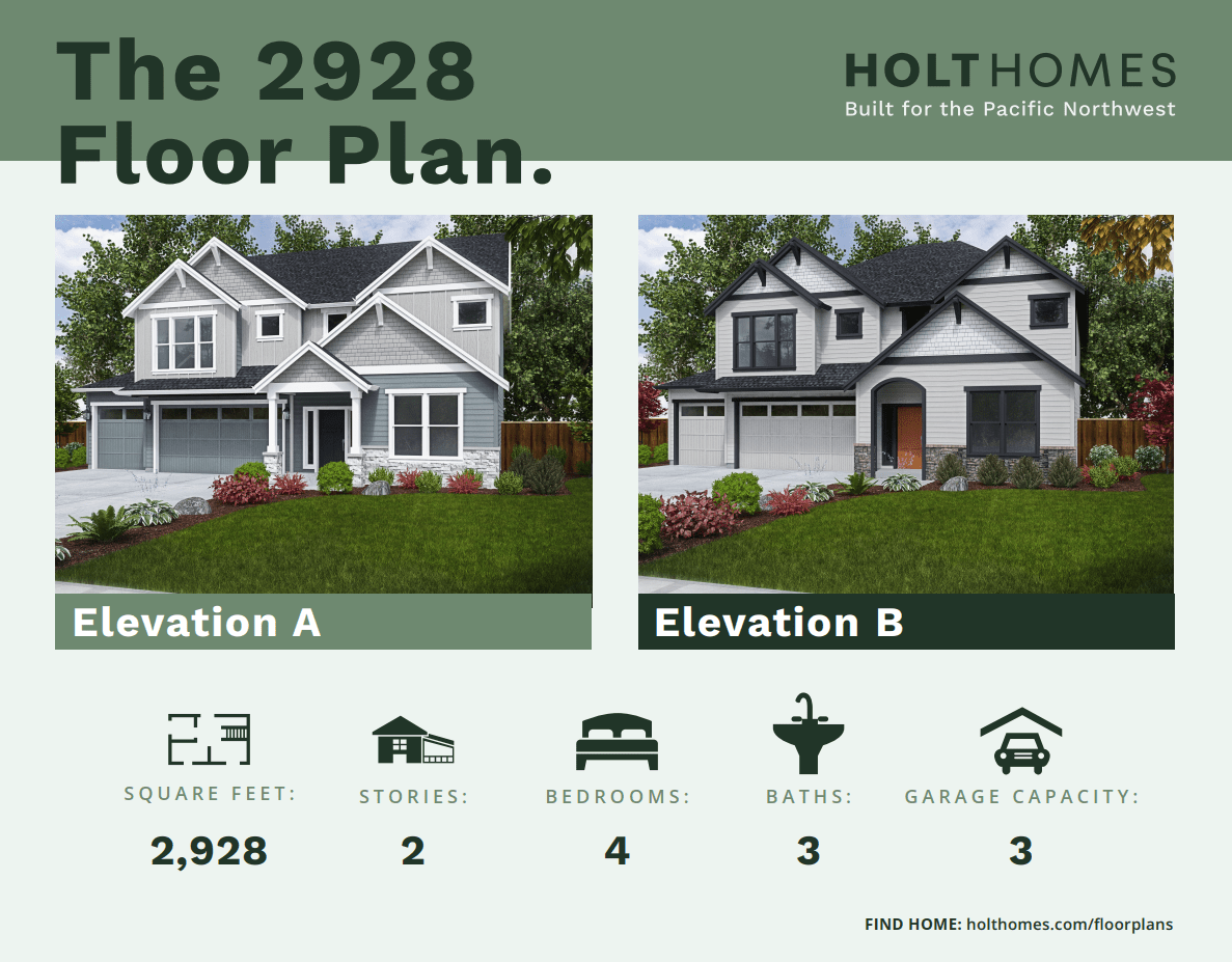 Floor Plans The 2928 Holt Homes