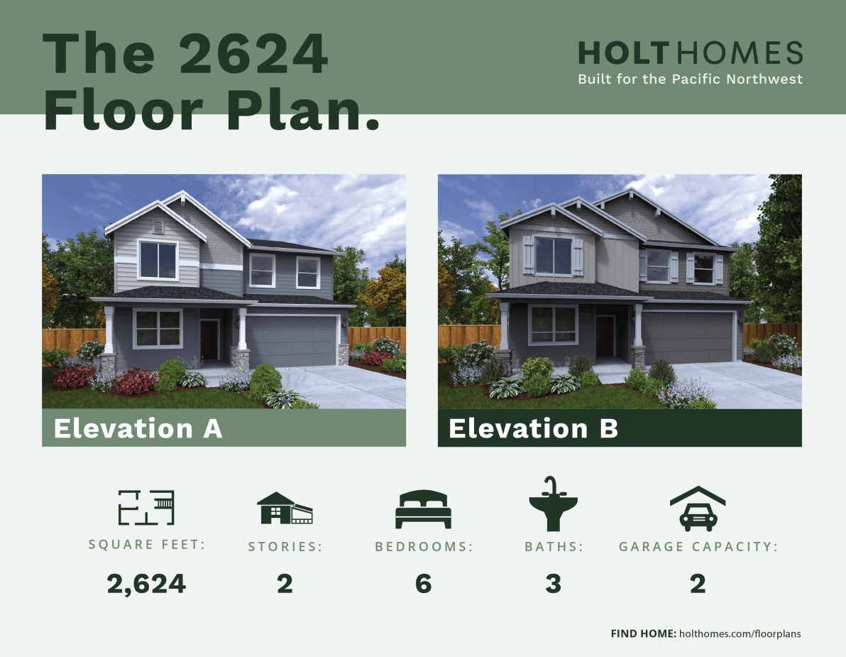 Floor Plans The 2624 Holt Homes