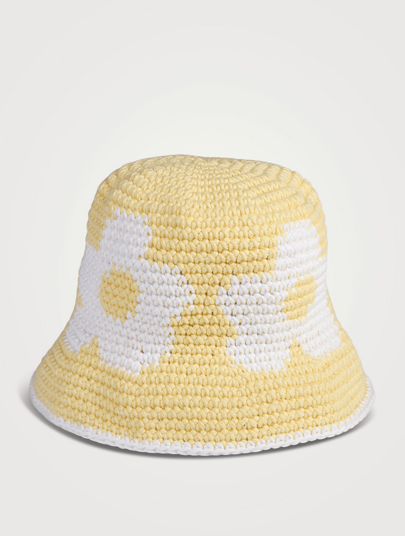 HOTPOT VARIETY Crochet Flower Bucket Hat Holt Renfrew