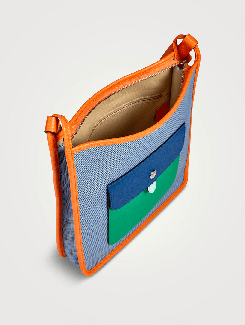 LONGCHAMP Le Foulonné Riviera Canvas Crossbody Bag Holt Renfrew