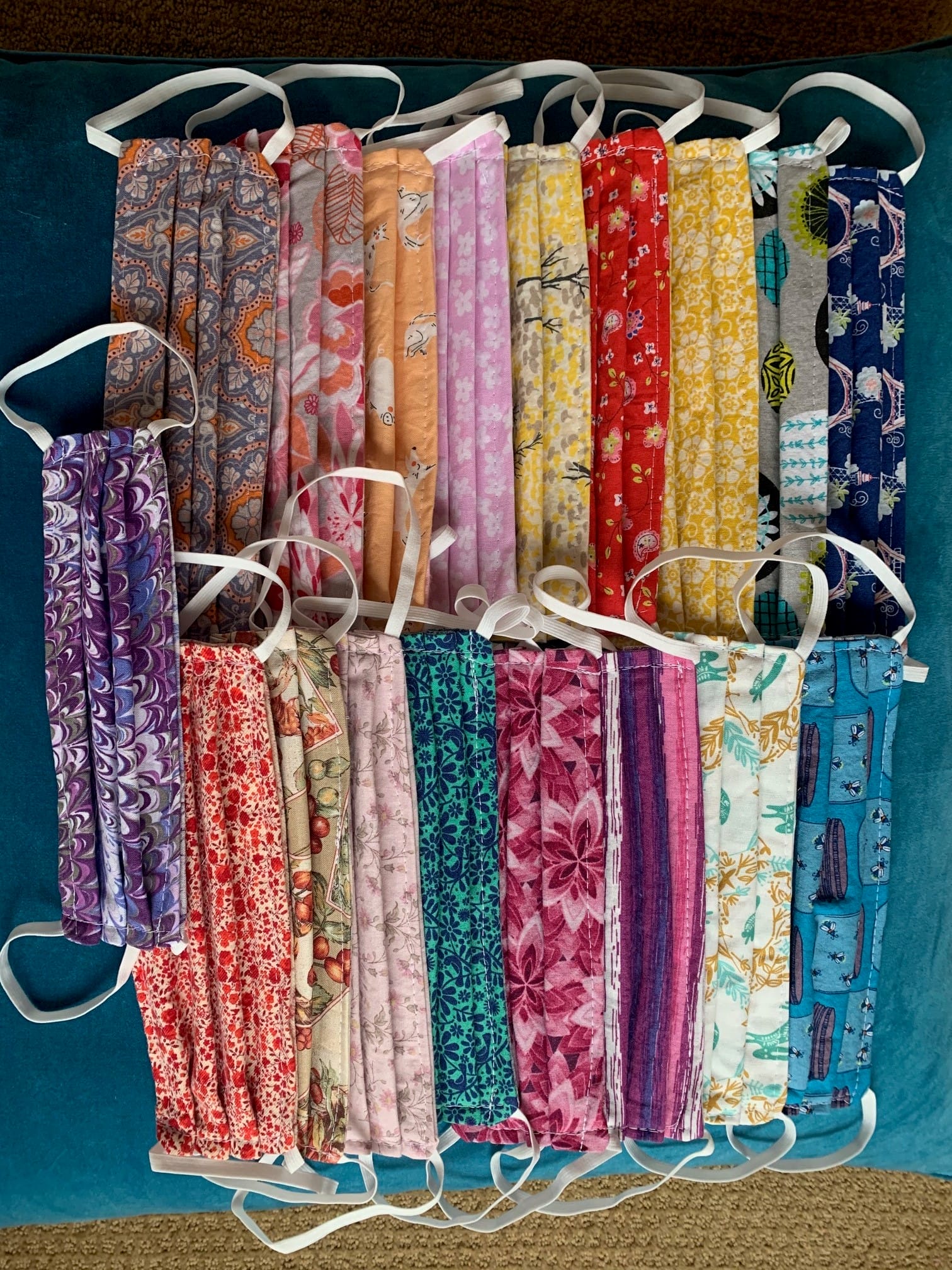 AHA Freshman & Friends Craft Over 400 Masks for Hospital Staff