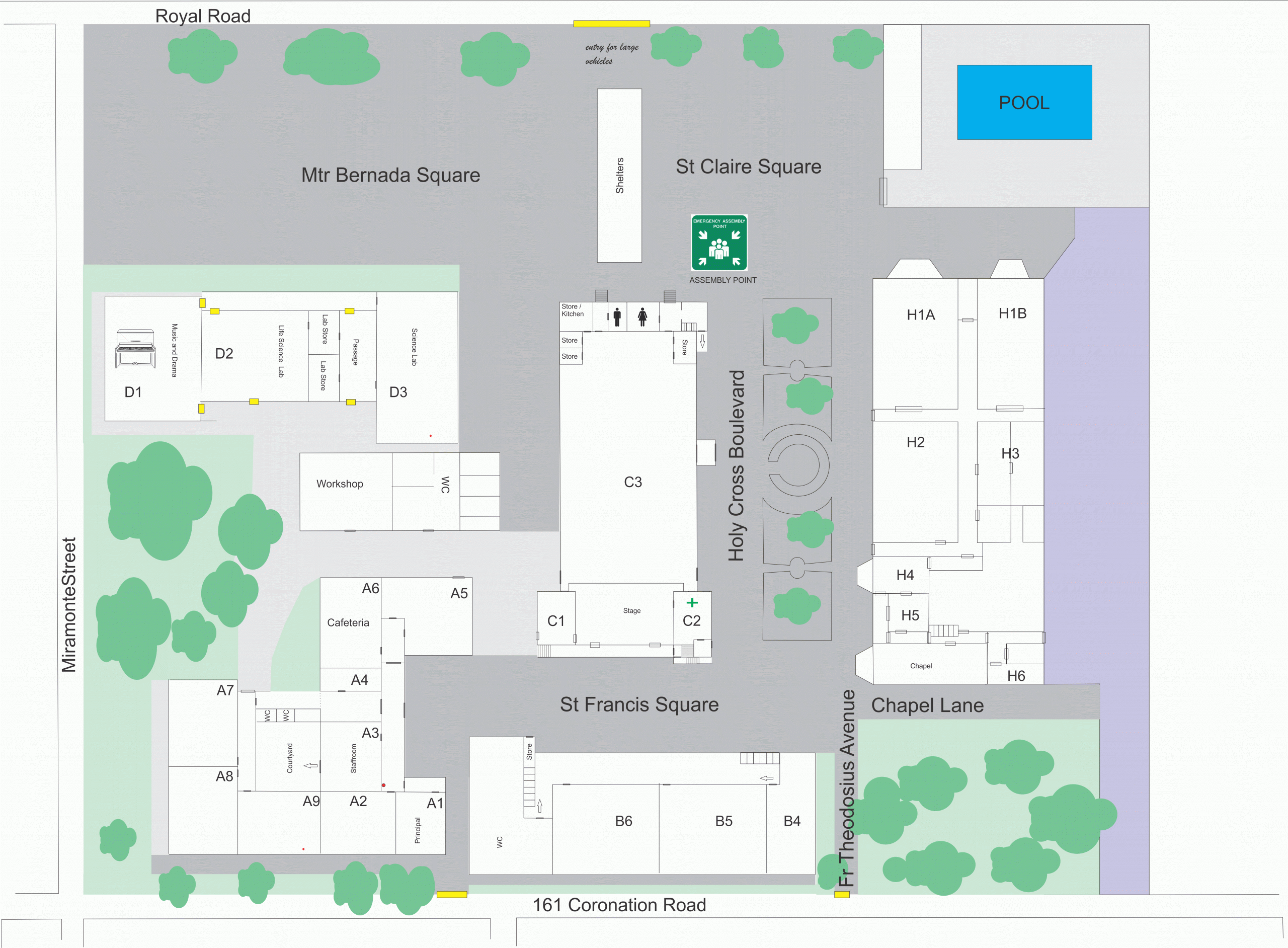 Holy Cross Campus Map About Holy Cross Online