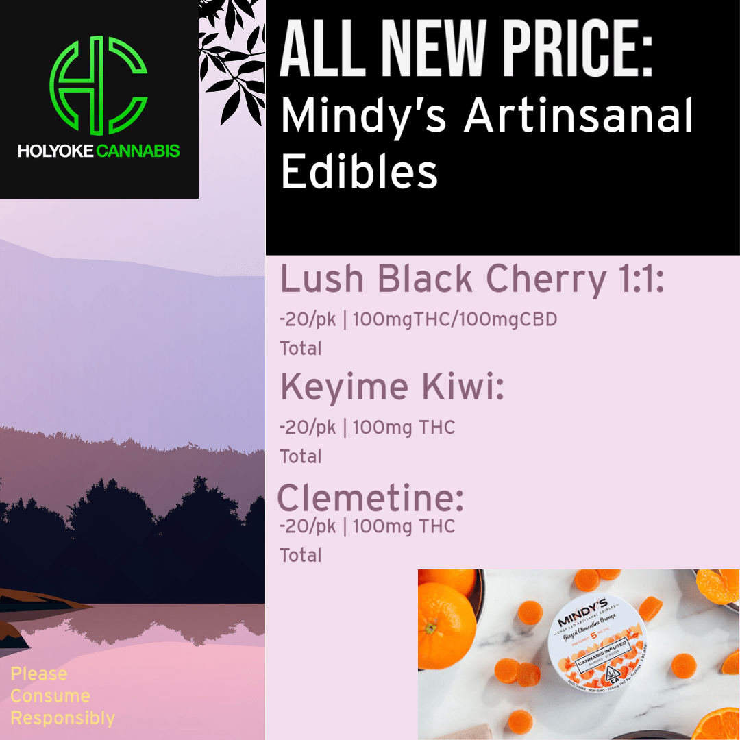 ALLNEW "Mindy's Artisanal Edible's Pricing!