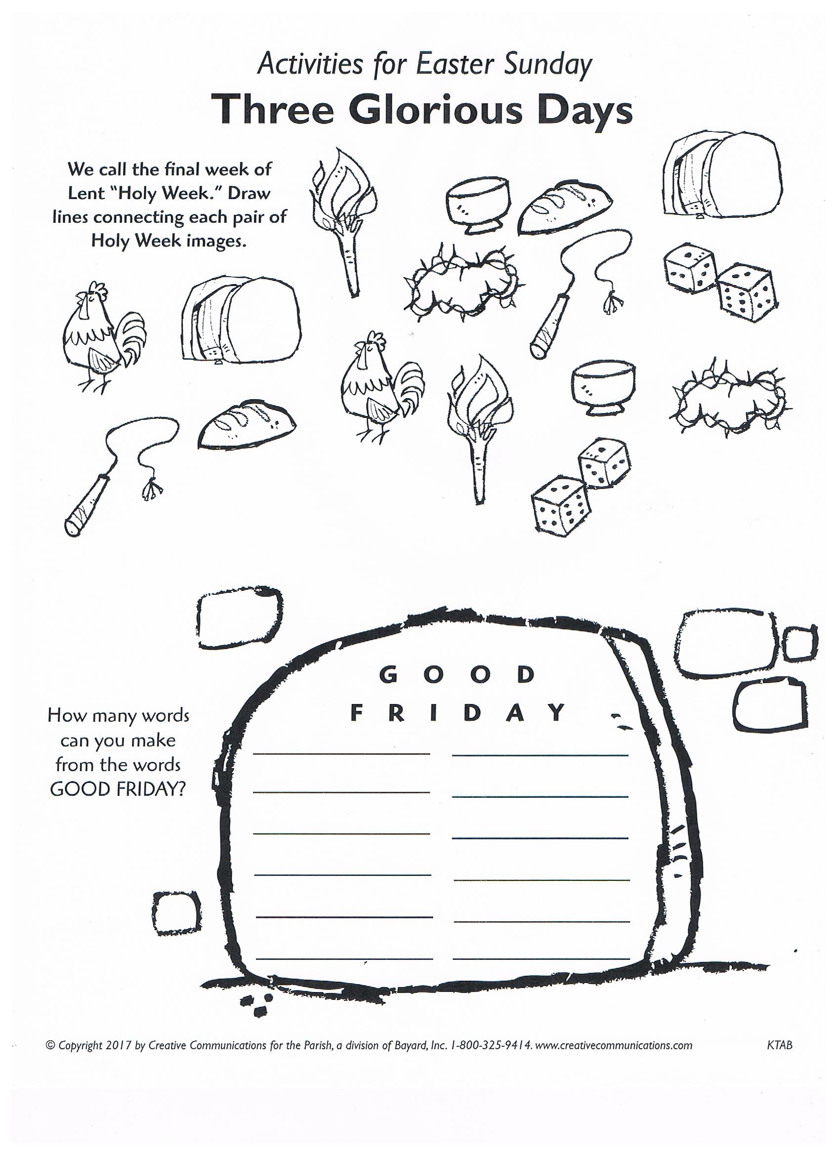 Easter Worship Service for April 12, 2020 Holy Trinity Lutheran