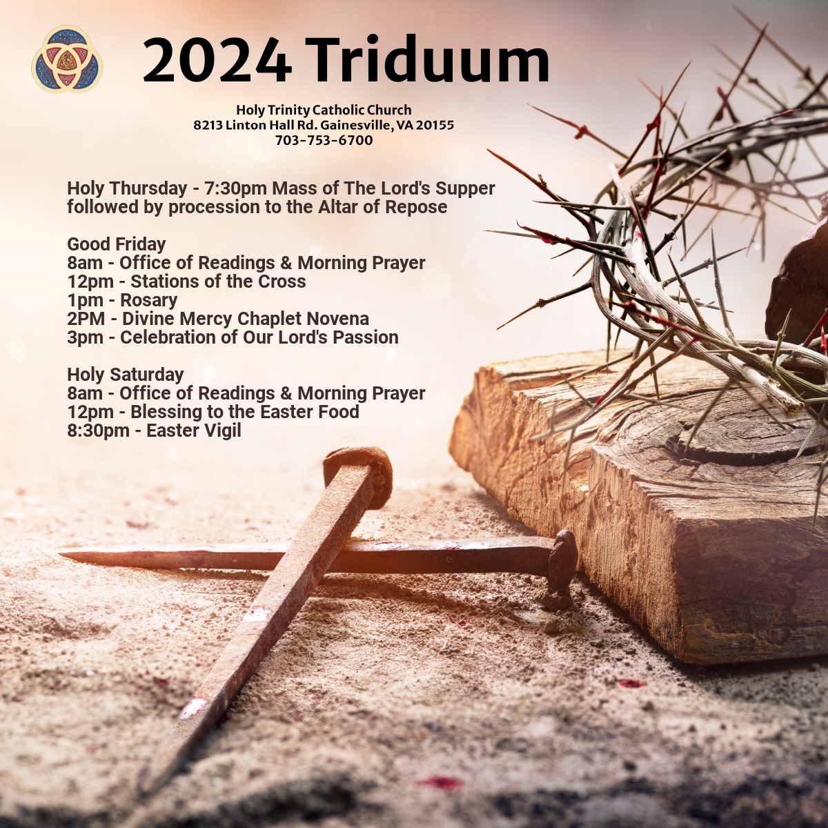2024 TRIDUUM - Holy Trinity Catholic Church