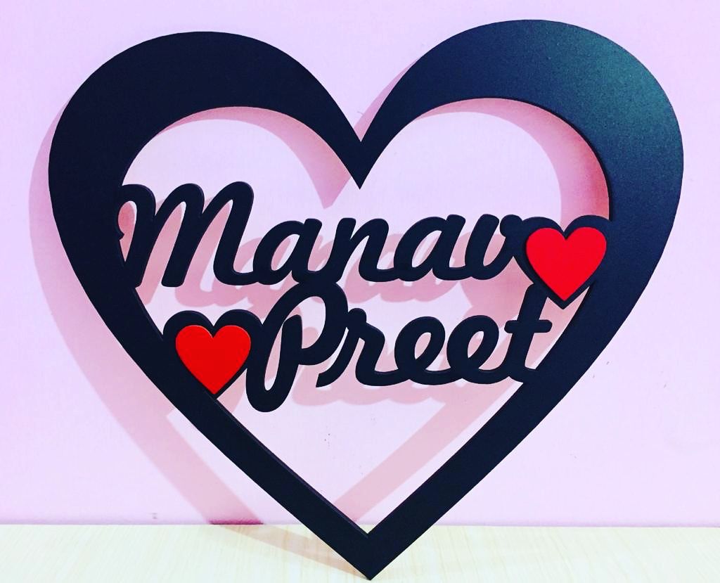 Couple Name Wall Hanging Name Hoops HoMafy