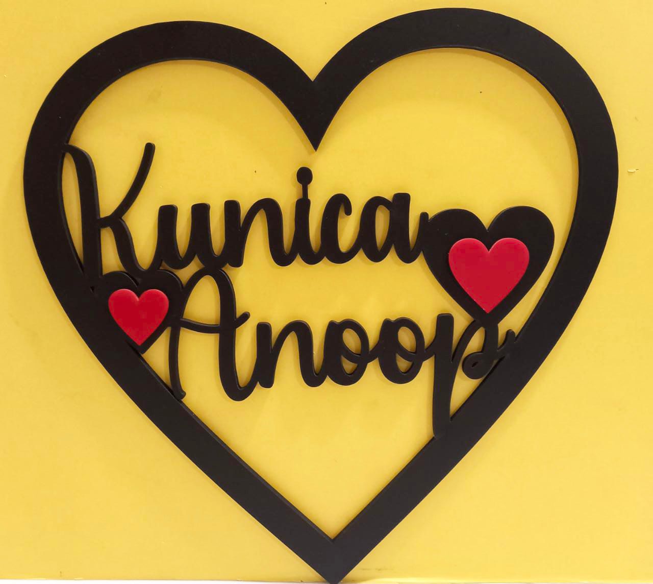 Couple Name Wall Hanging Name Hoops HoMafy