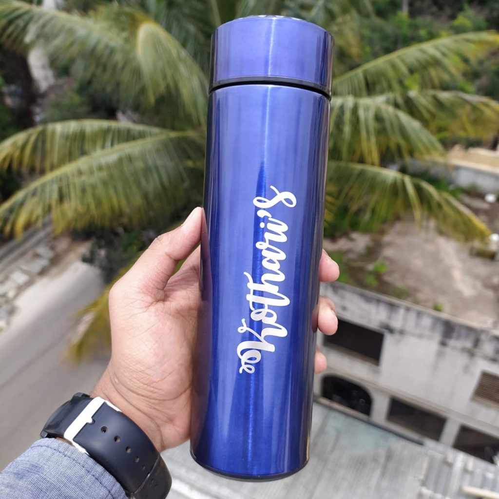 Customized Water Bottle with Temperature Display HoMafy