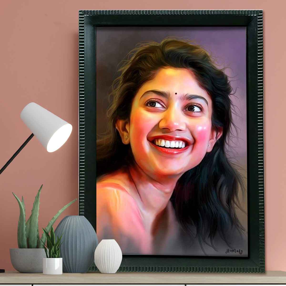 Oil Painting Photo Frame Birthday photo frame Birthday gift for