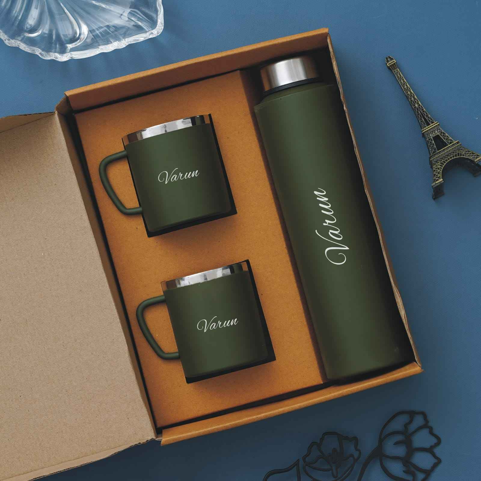 Customized Bottle And Mug Combo Set Diwali Gift Corporate Gift