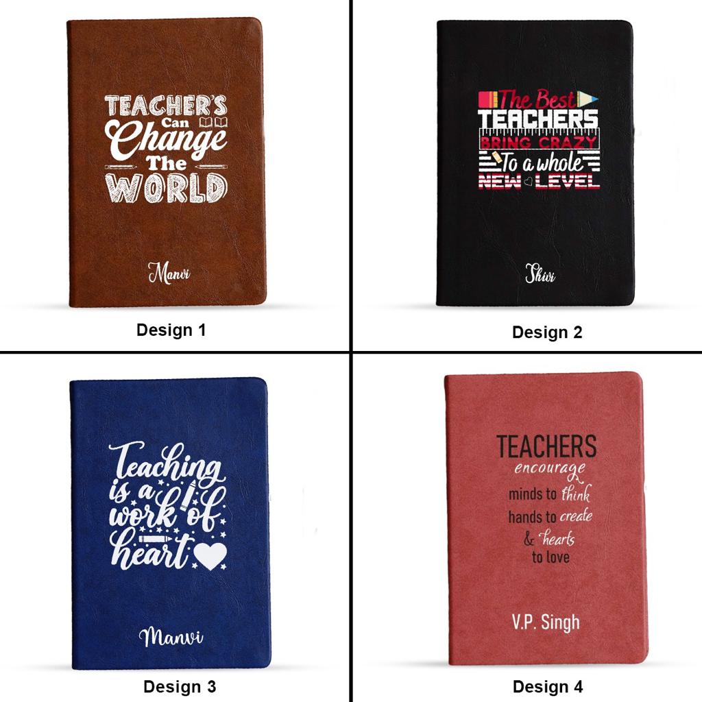Customized Diary For Teachers Diary For Teachers Teachers Day Gifts