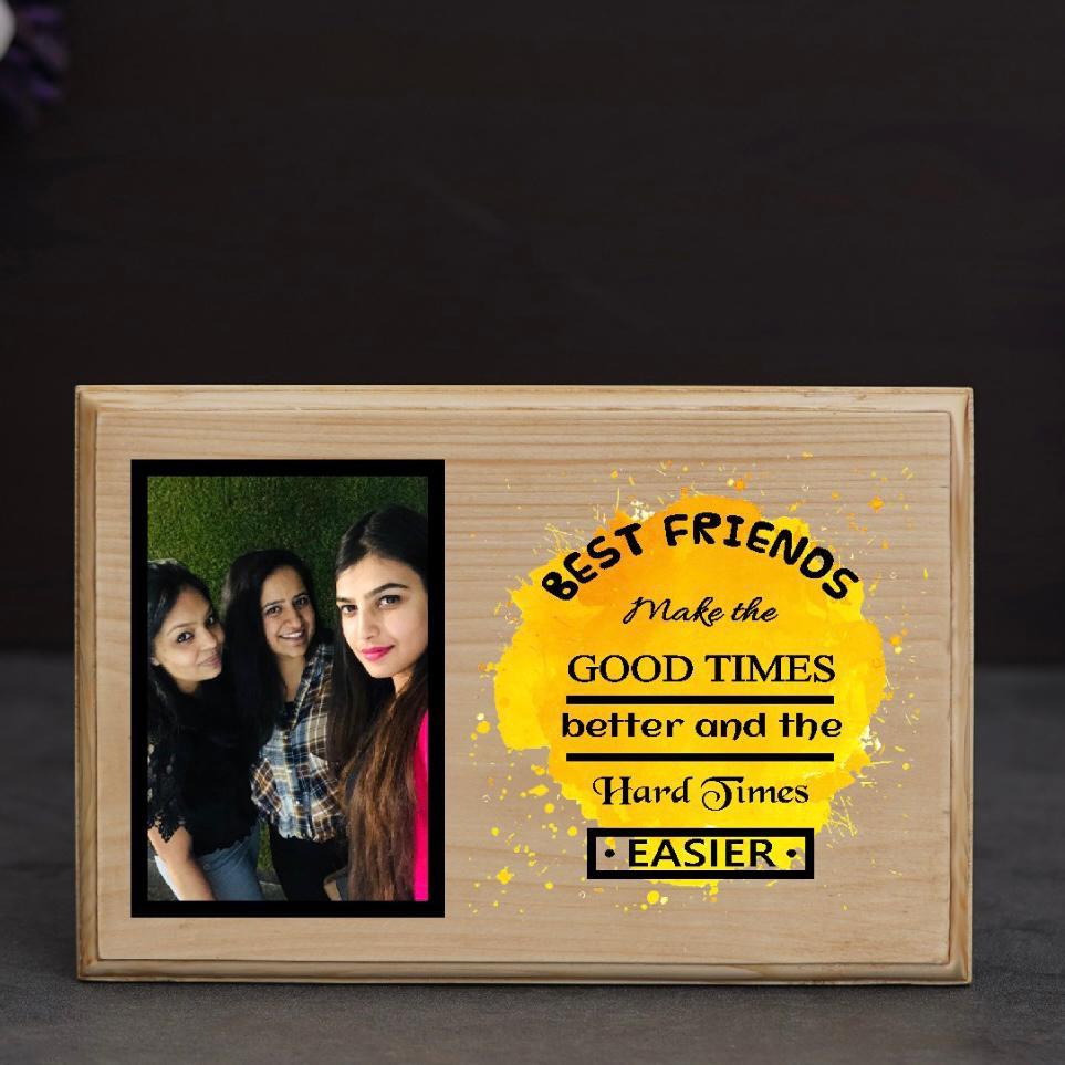 Customized Wooden Frames For Friends Birthday Gift For Friends