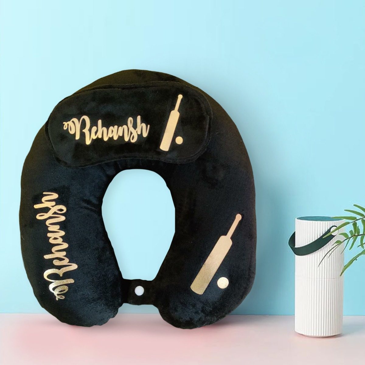 Customized Neck Pillow & Eye Mask Combo Travel Combo