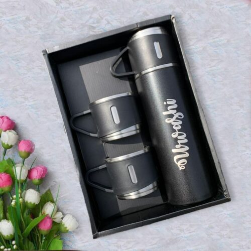 Personalised Flask Bottle And Mug Set Diwali Gift Corporate Gift