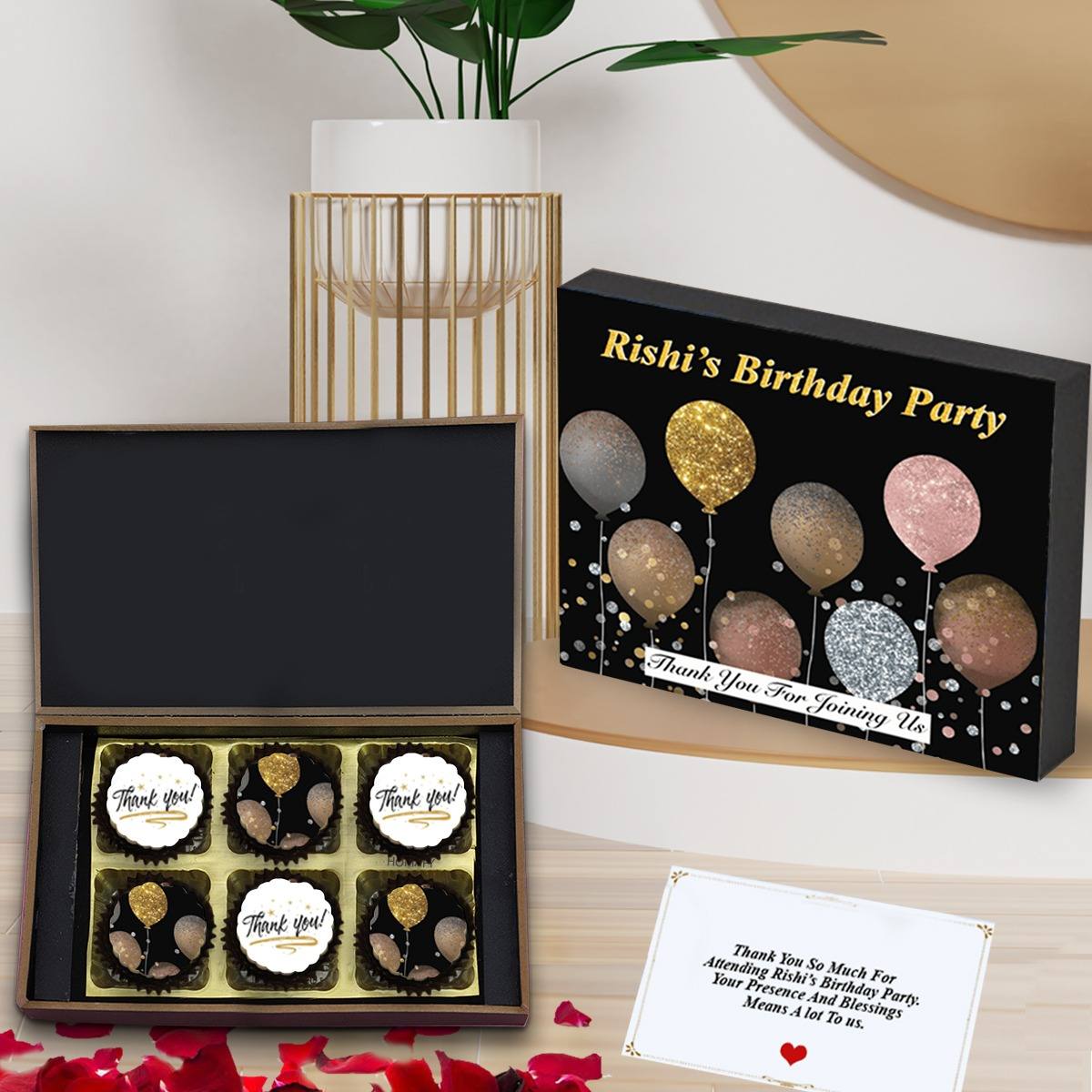 Customized Chocolate Box For Return Gifts Return Favours Party