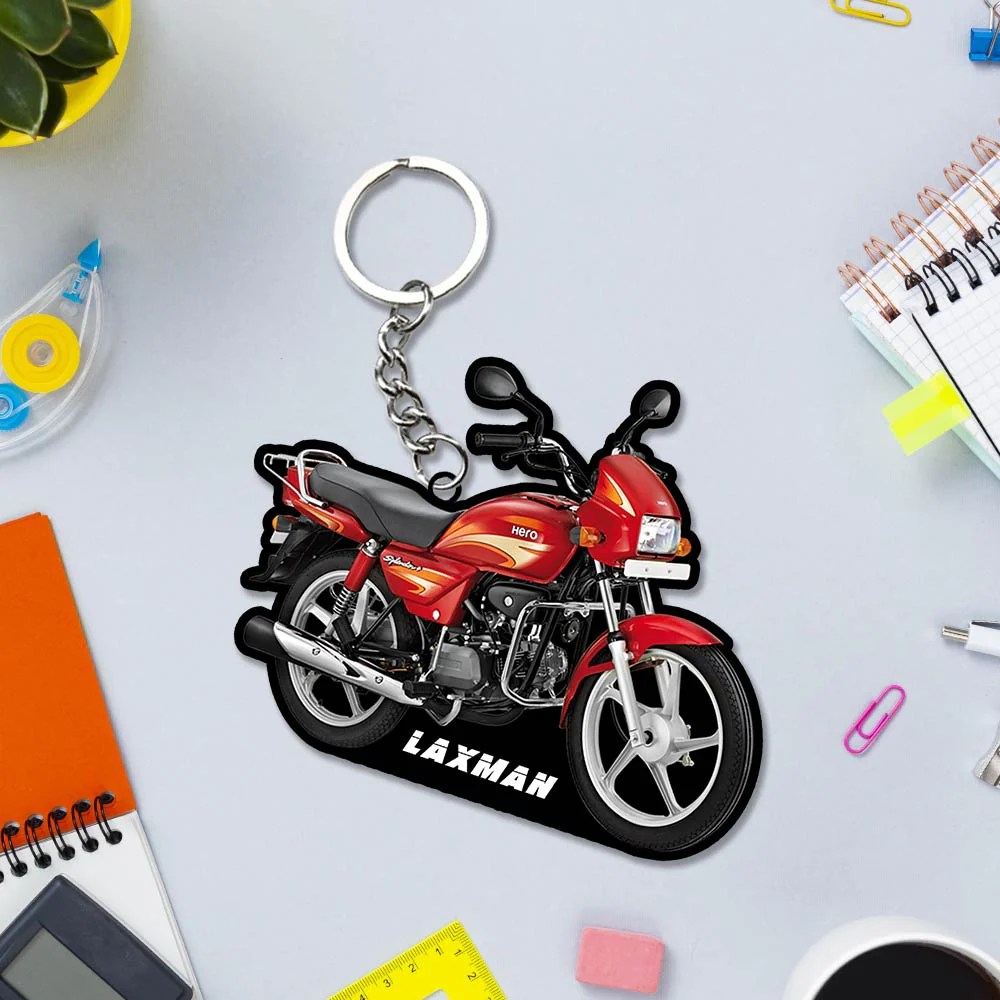 Customized Bike Keychain Personalised Keychains