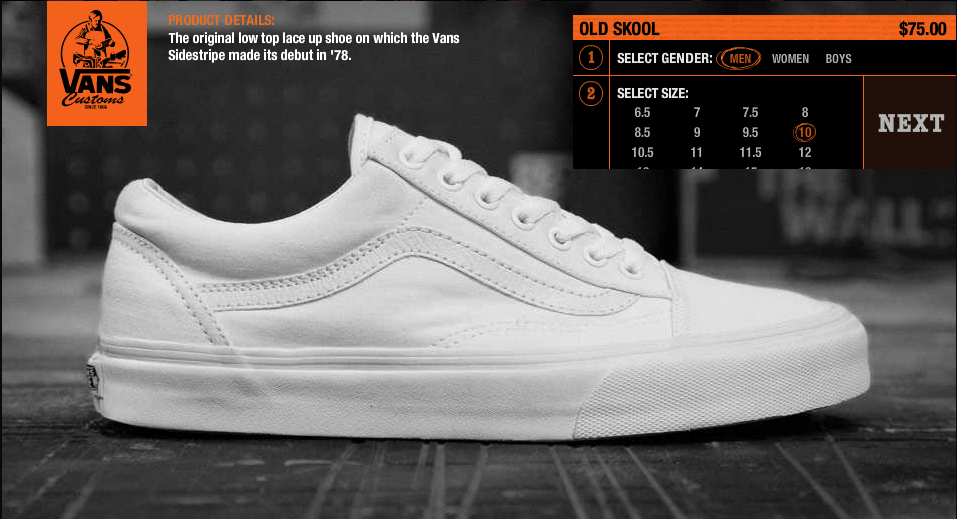 Design your own Vans