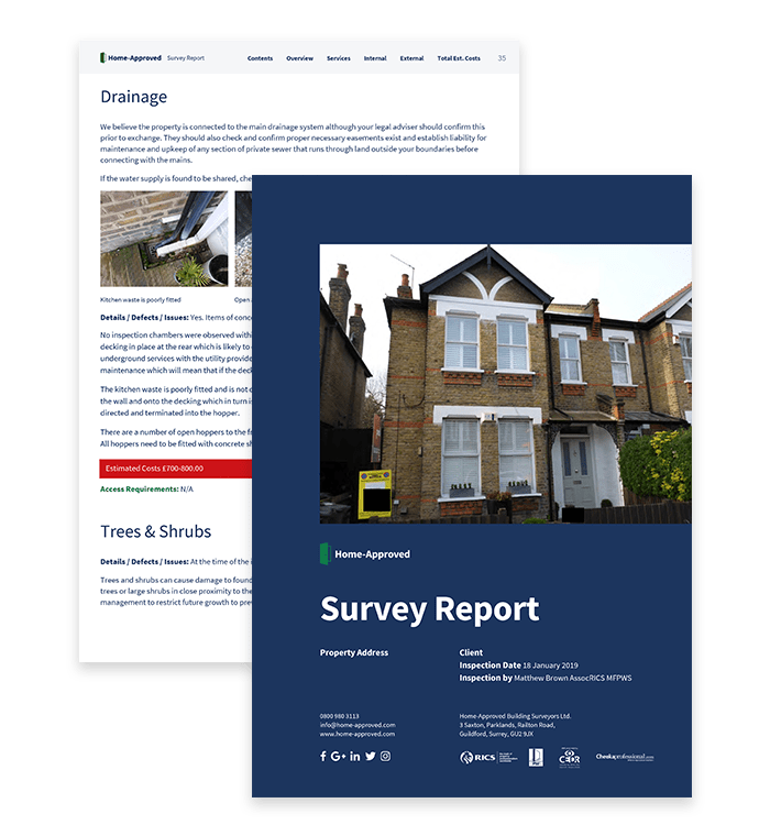 Sample Building Survey Reports HomeApproved