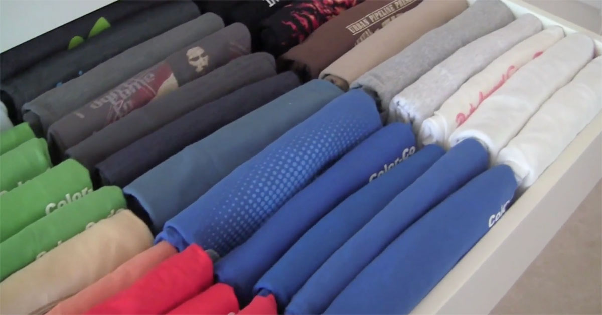 Fold up your clothes like a pro —