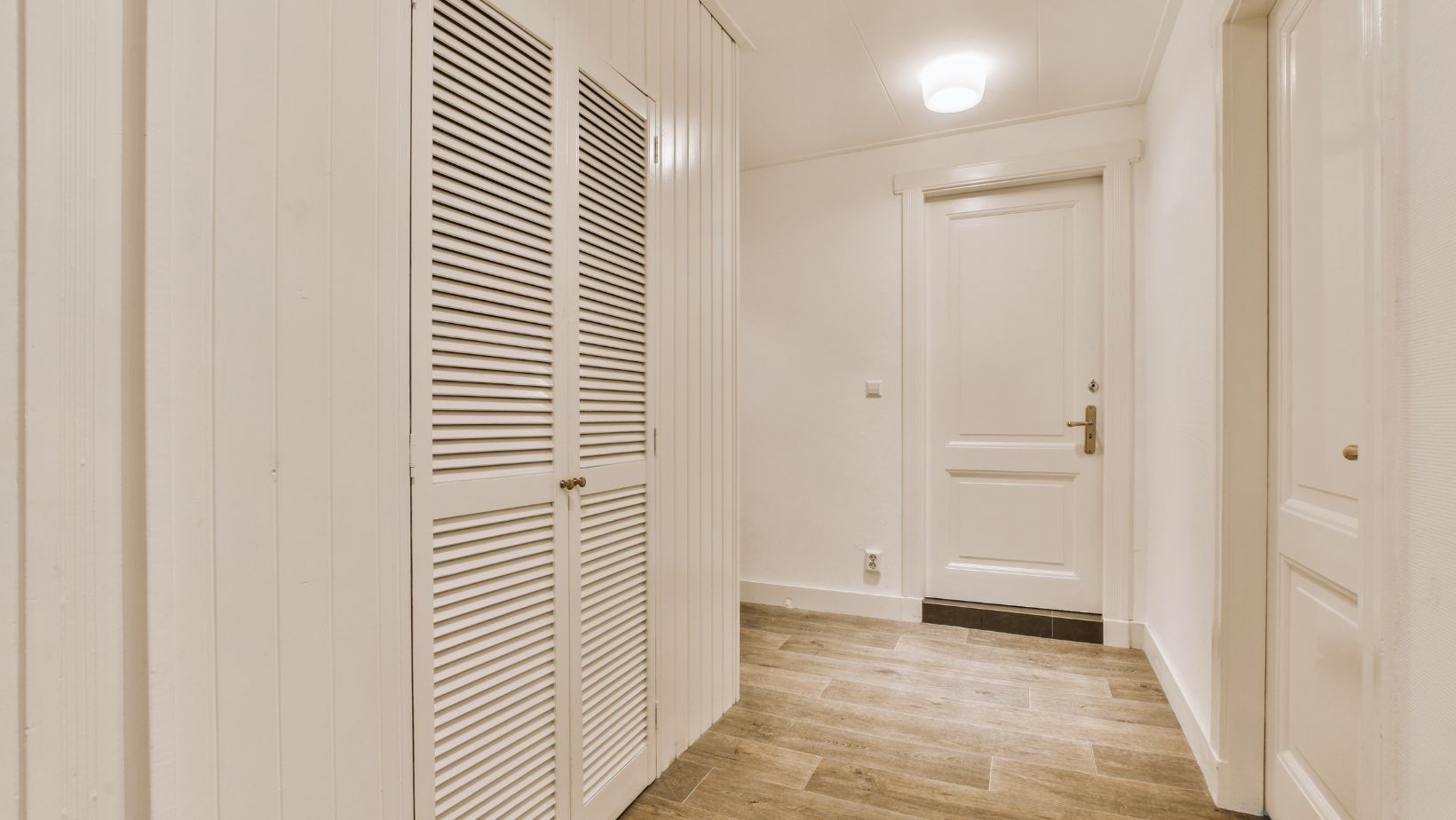 Practical Design Hallway Laundry Closet Doors Home Hearted