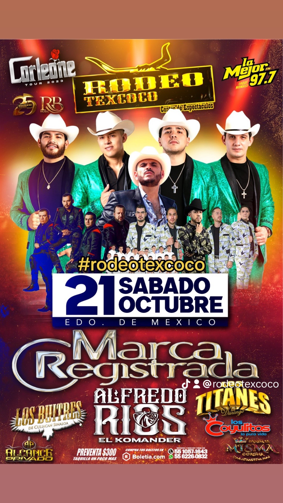 Compra boletos para MARCA REGISTRADA EN RODEO TEXCOCO Boletia