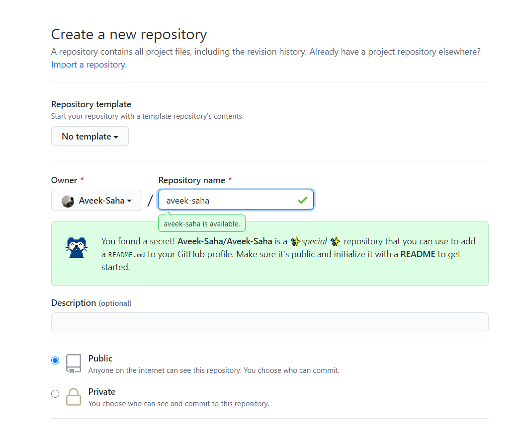 How to create a GitHub profile Readme